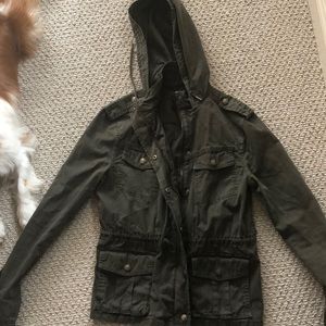 Army green jacket